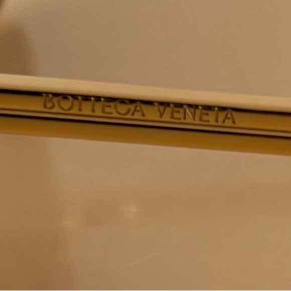 Bottega Veneta Gold Frame Sunglasses with Brown Lenses - Picture 8 of 11